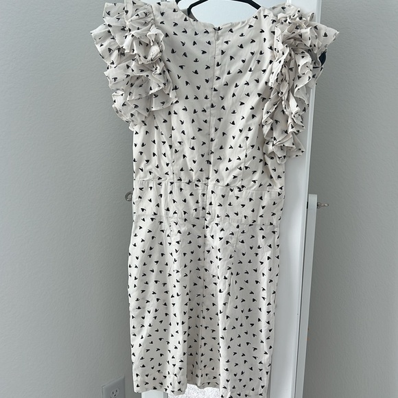 French connection Ruffle Sleeve dress size 2 - Picture 6 of 9